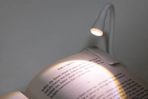 Bedtime rechargeable book light White