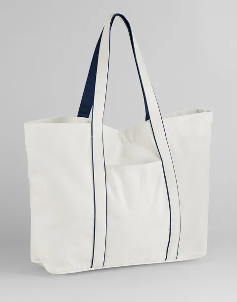  Velika torba za nošenje Courtside - Westford Mill Soft White French Navy