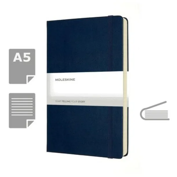  MOLESKINE notes, cca A5 dark blue