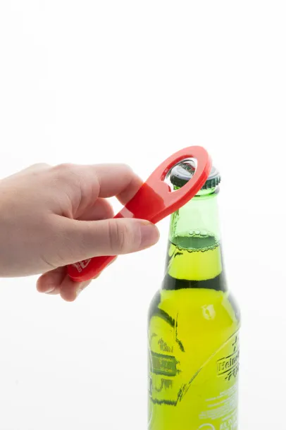 Swirl RABS bottle opener Red