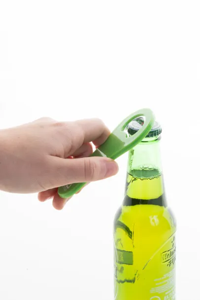 Swirl RABS bottle opener Green