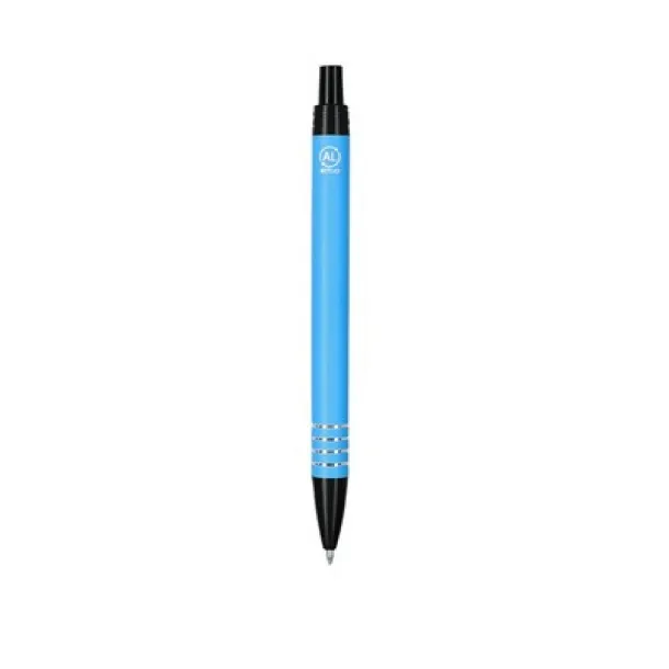  Recycled aluminium ball pen light blue