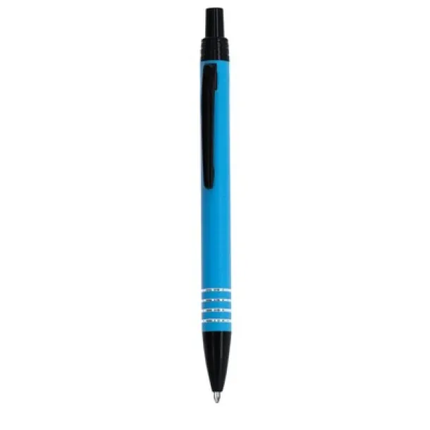  Recycled aluminium ball pen light blue