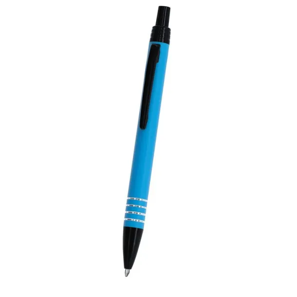  Recycled aluminium ball pen light blue