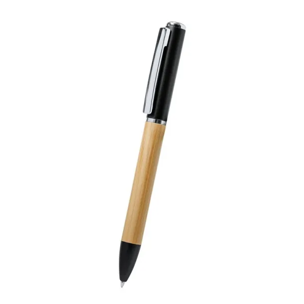  Bamboo ball pen, LED light black