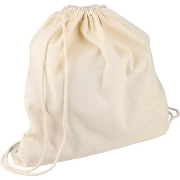  Drawstring bag light brown