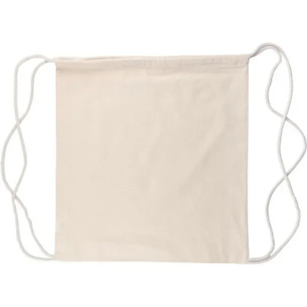  Drawstring bag light brown