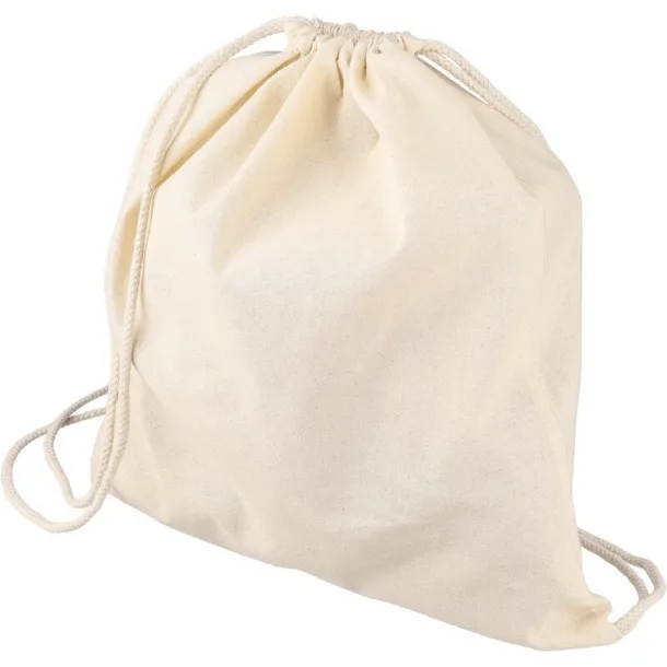  Drawstring bag light brown