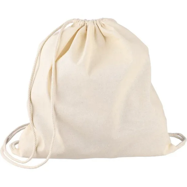  Drawstring bag light brown