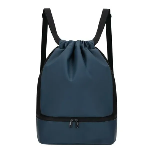  String bag with wide straps navy blue