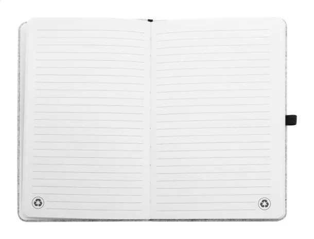 Refelt Note notes od RPET filca, A5 Siva