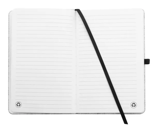 Refelt Note A5 RPET felt notebook Grey