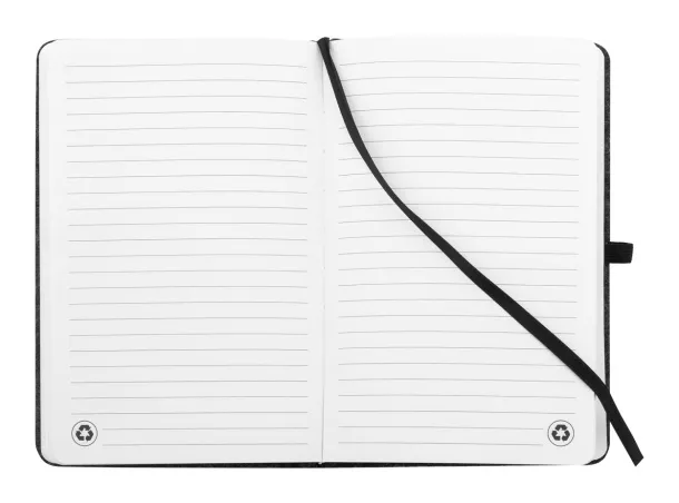 Refelt Note notes od RPET filca, A5 Tamno siva