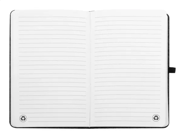 Refelt Note RPET felt notebook Dark grey
