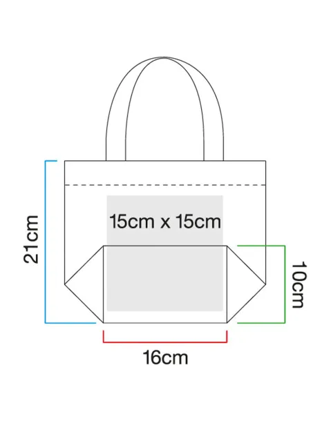  EarthAware™ mini vrećica od organskog pamuka, 340 g/m² - Westford Mill