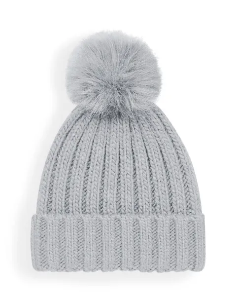  Verbier Fur Pop Pom Chunky Beanie - Beechfield