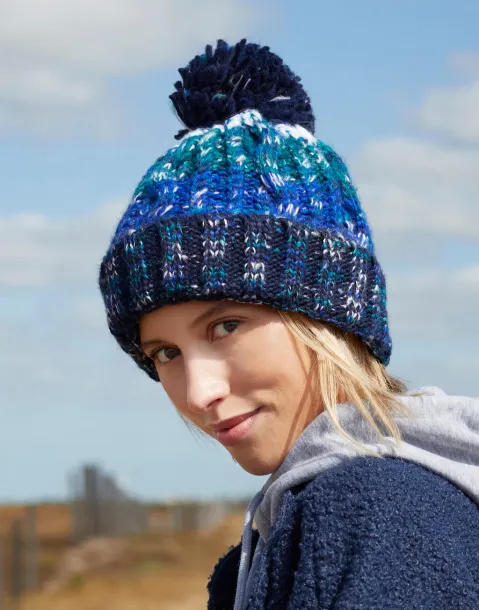  Corkscrew Pom Pom Beanie - Beechfield