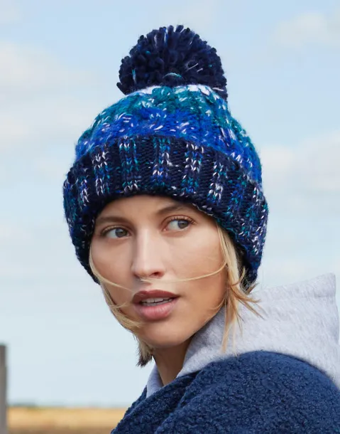  Corkscrew Pom Pom Beanie - Beechfield