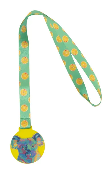 Subdal Colour custom medal transparent yellow