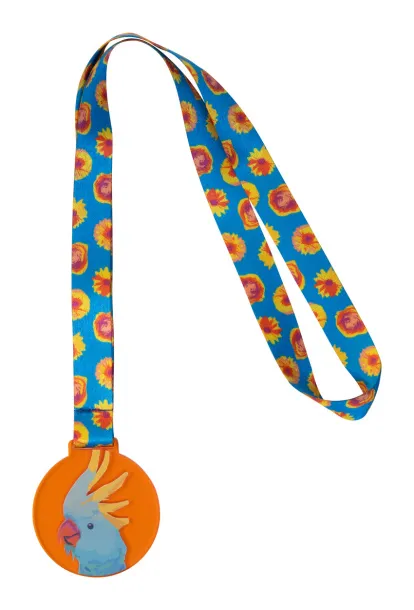 Subdal Colour custom medal transparent orange