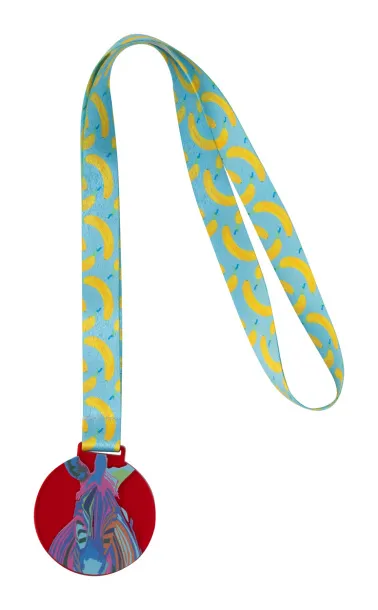 Subdal Colour custom medal transparent red