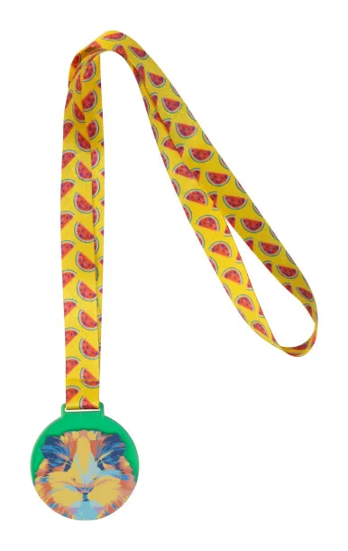 Subdal Colour custom medal transparent green