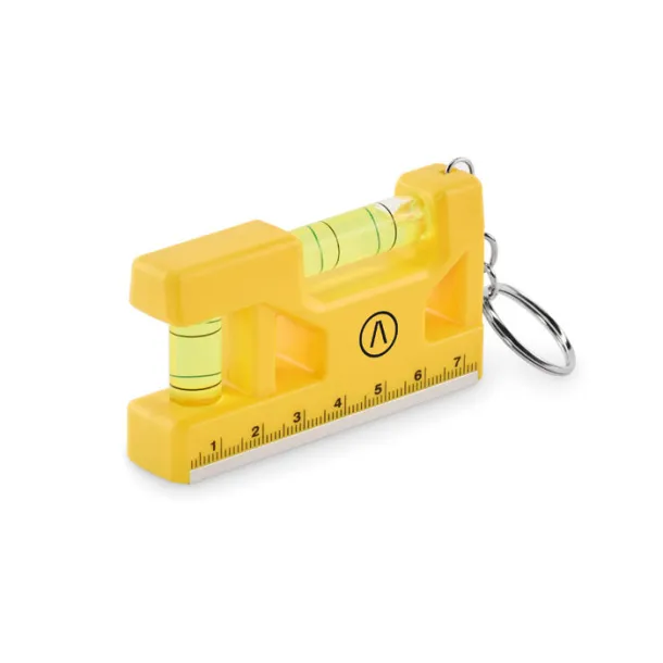 MAGEVEL Magnetic level ABS key ring Yellow