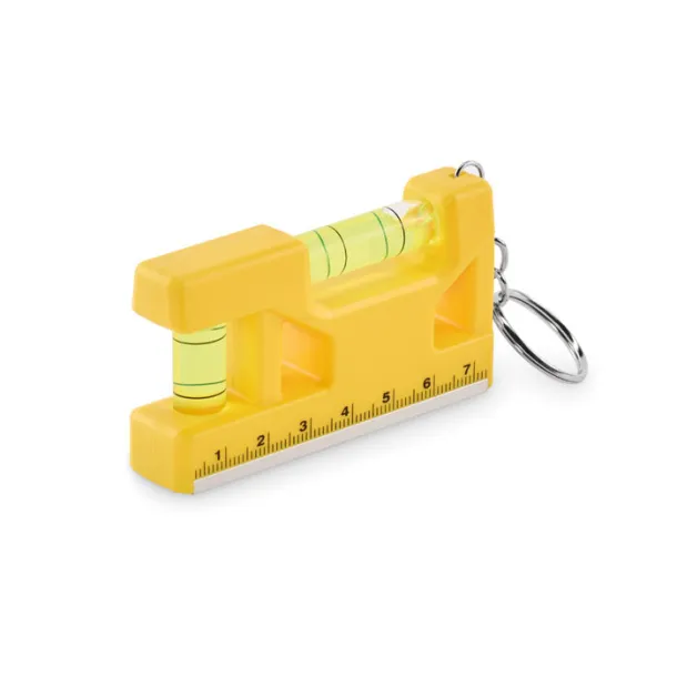 MAGEVEL Magnetic level ABS key ring Yellow