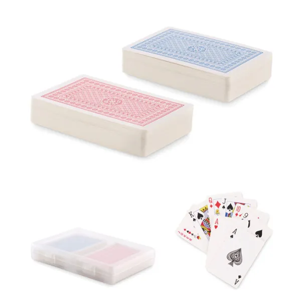 PLAYCARD Set of classic playing cards Transparent