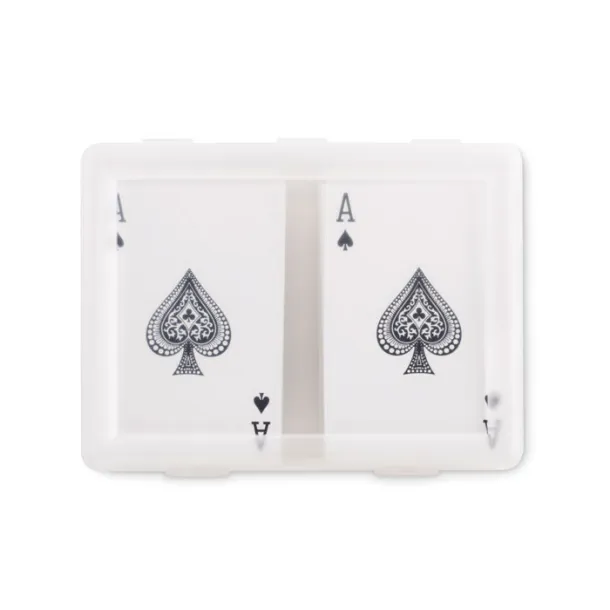 PLAYCARD Set of classic playing cards Transparent