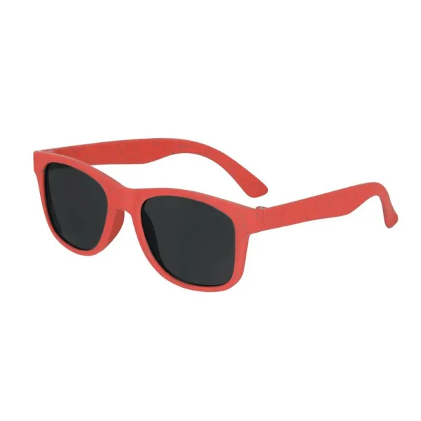  Wheat straw sunglasses, children size red