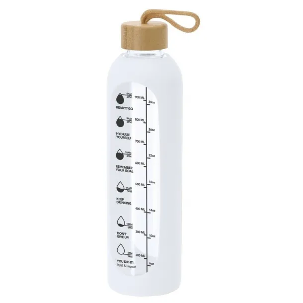  Glass bottle 1000 ml white