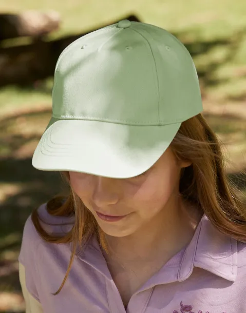  Junior Organic Cotton 5 Panel Cap - Beechfield