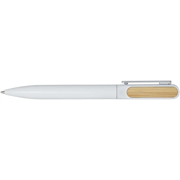 Blanca recycled aluminium ballpoint pen (blue ink) White