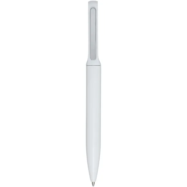 Blanca recycled aluminium ballpoint pen (blue ink) White