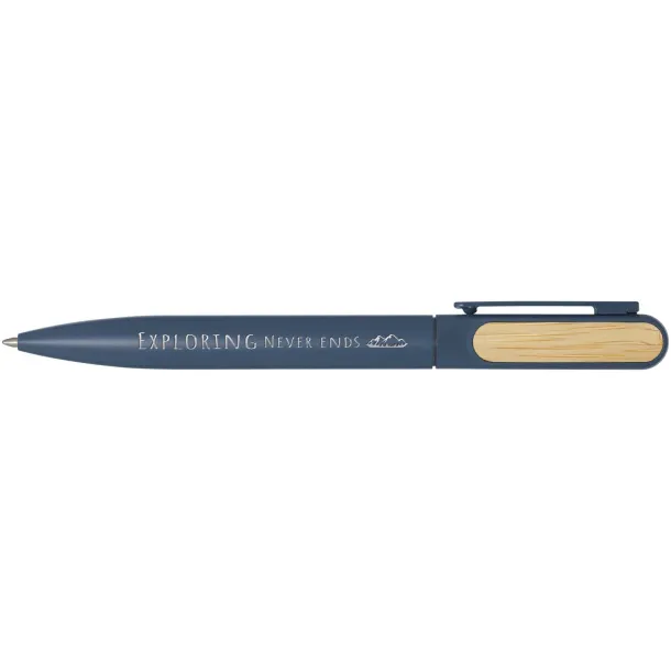 Blanca recycled aluminium ballpoint pen (blue ink) Ocean blue