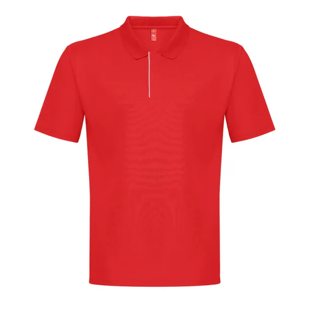 THC DYNAMIC Men's technical polo shirt Red