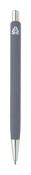 Miroset pen and keyring set Dark grey