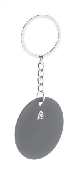 Miroset pen and keyring set Dark grey