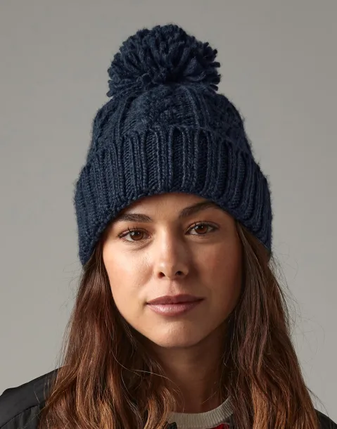  Cable Knit Melange Beanie - Beechfield