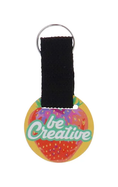 Woody Strap personalizirani privjesak za ključeve, okrugli Prirodna