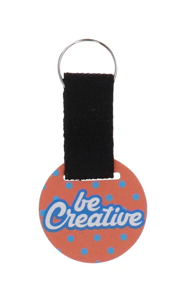 Woody Strap personalizirani privjesak za ključeve, okrugli Prirodna