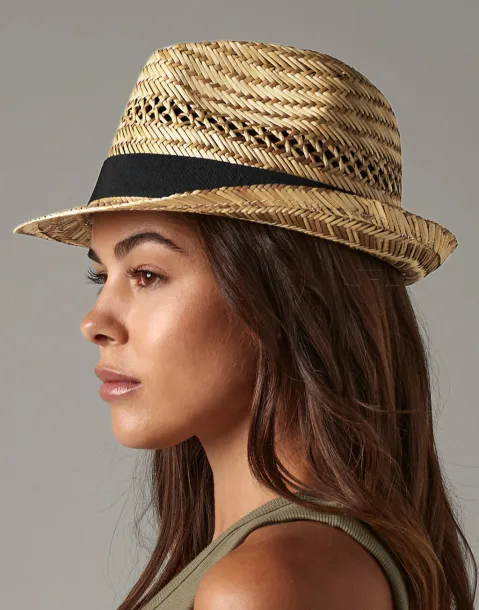  Straw Summer Trilby - Beechfield