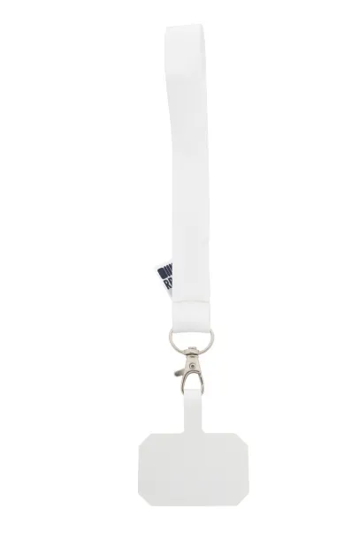 SuboFob Mobile RPET custom RPET mobile wrist strap White