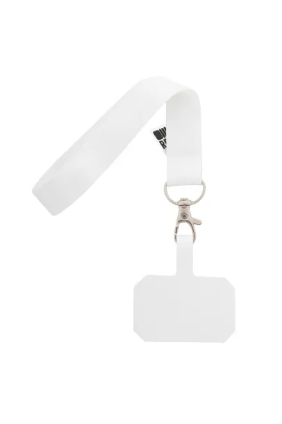 SuboFob Mobile RPET custom RPET mobile wrist strap White