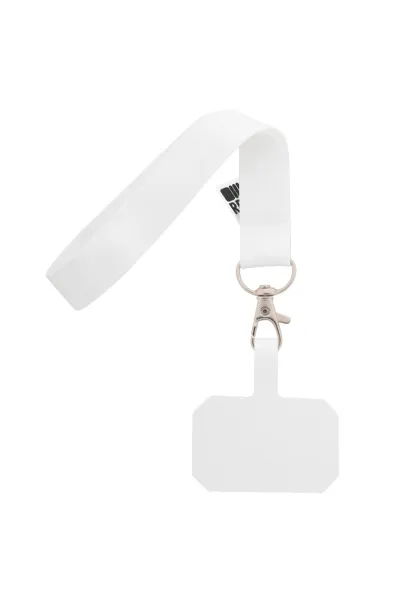 SuboFob Mobile RPET custom RPET mobile wrist strap White