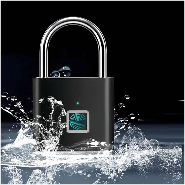 SCX.design T11 smart fingerprint padlock - SCX.design Crna