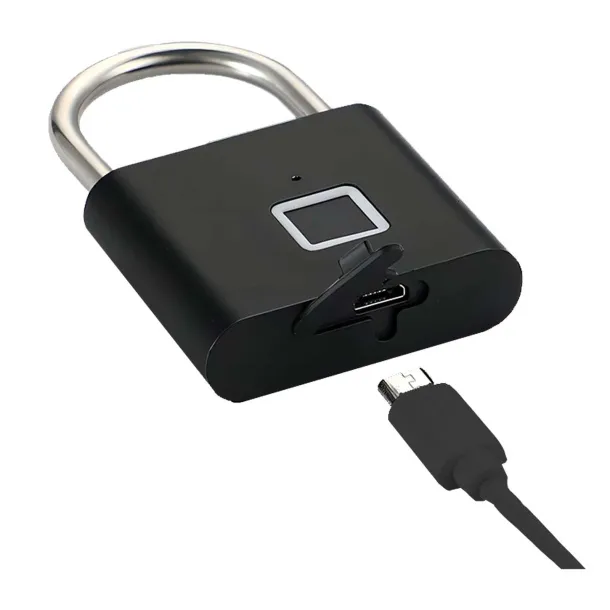 SCX.design T11 smart fingerprint padlock - SCX.design Crna