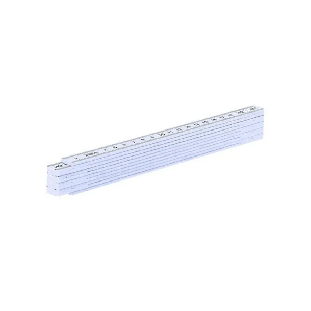  Ruler 2m, foldable white