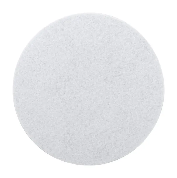 CreaFelt Drink Plus RPET felt coaster, circle White
